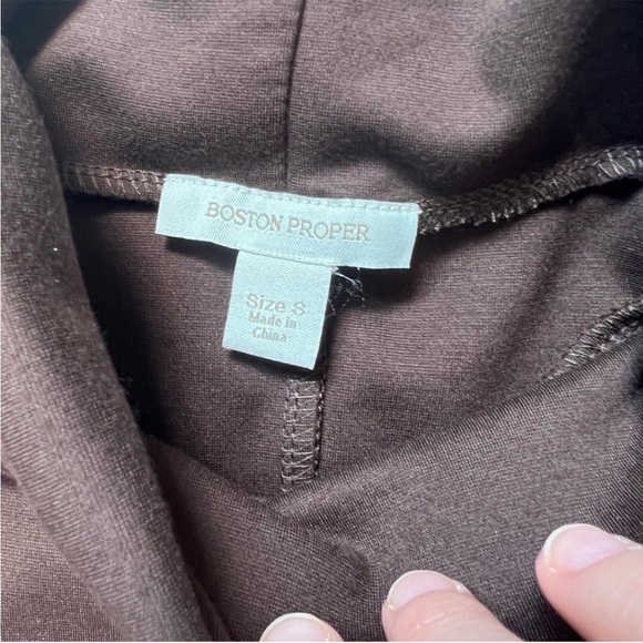 Boston Proper Turtleneck Long Sleeve Dress - Picture 3 of 8